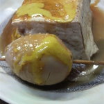 かじまや - 絶品の焼き豆腐  辛子の量は控え目に