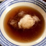 農村レストラン 味の里 - 大根おろし入りの天つゆで…