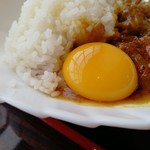 すぎの - カレーに生玉子