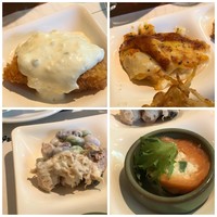 グランカフェ - 海老ドリア・スモークサーモン・豆サラダ・魚フライなど