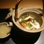 和菜 藤堂 - 鱧松茸の土瓶蒸し