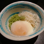 和菜 藤堂 - 温泉玉子と素麺