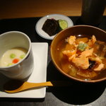 和菜 藤堂 - 冷やし茶漬けと冷製豆乳茶碗蒸し