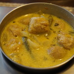 南インド家庭料理 カルナータカー - かぼちゃのココナッツカレー