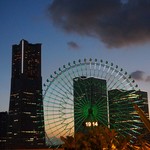 グランドオリエンタルみなとみらい - 観覧車と夕日