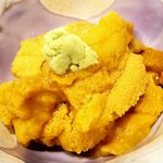 志のや - 親方お薦め塩で頂く絶品「うに」