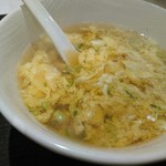 黒毛和牛 梅乃里 - 玉子スープ\380