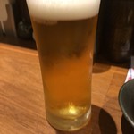 天ぷらとワイン 大塩 - 昼飲みセットのビール