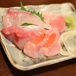 フルミチ  - 刺身三点盛り（３２０円）２０１８年７月