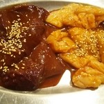 炭火焼肉屋台 たじま屋 - タレレバー、タレミノ