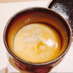 鮨 竜介 - 2018.6.  鱧と梅肉の茶碗蒸し