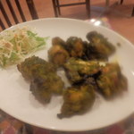 ロイヤル ナン カレー - グリーンティッカ　450円