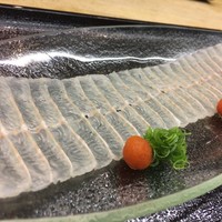 鱧の薄造り　
