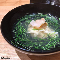 日本料理 e. - 螺貝と汲み上げ湯葉の椀