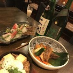 二代目合点 - 当店自慢の産直食材と純米酒のカップリング