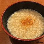 Umaimon Ya - 揚げ玉入りの味噌汁