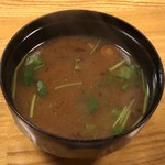 鰻はし本 - 赤出汁