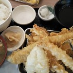 揚げ天まる - 特上天ぷら定食