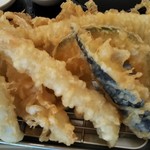 揚げ天まる - 特上天ぷら定食 