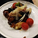 ギョウザ オウショウ - 夏野菜の黒酢すぶたセットＡ　黒酢すぶた