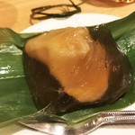 一碗水 - 藕粉粽(蓮根のでんぷんと蓮の実餡のちまき)っていうメニューらしよ？(･∀･)ｼﾗﾝｹﾄﾞ!!!!!​