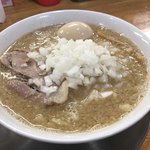 中華そば136 - 中華そば 中脂 780円 玉葱トッピング +50円