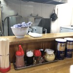 中華そば136 - 卓上調味料