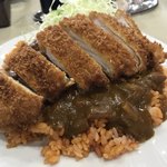 レストラン香港 - トルコライス  ズームアップ  盛りがいい