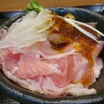 ラーメン火影 プロデュースドバイ 麺処ほん田 - ローストポーク丼(ハーフ)