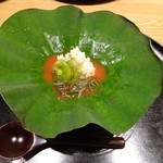 銀座くどう - 生ゆば　じゅんさいのトマト仕上げ