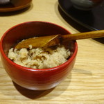 銀座くどう - そぼろ？これをお茶漬けに入れると凄く美味しい