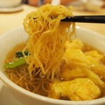 糖朝 - 海老ワンタン入り香港麺（麺）