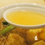 糖朝 - 海老ワンタン入り香港麺（スープ）