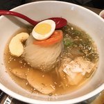 さんか亭 - 【2017年12月】元祖 盛岡冷麺ランチ＠800円、提供時。冷麺はグランドメニューの人気No. 1‼️