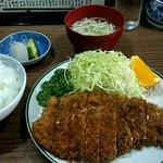 とんかつ 石坂 - ロースカツ定食