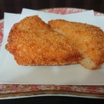 樹庵 - 桜えびのコロッケ。