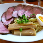 俺のラーメン あっぱれ屋 - スーパーつけ麺＆サービスチャーシュー（H23.8）