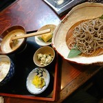 蕎麦割烹　黒帯 - 秘境そば＋ご飯のセット（300円）