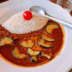 島cafe 963 - 料理写真:ナスとひき肉のトマトカレー♪