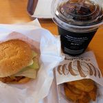 ケンタッキーフライドチキン - 料理写真:チキンフィレサンドのランチセット