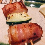 炭家 - あん肝ベーコン巻き