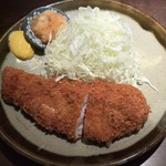 Aランチ（ロースかつ） ¥1,200 のロースかつ