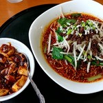 中国四川料理 天府仙臺 - 四川担々麺とミニ麻婆丼(2018.07)