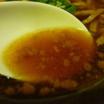 Onomichi Ramen Nanaya - トンコツベースの甘いスープ