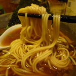 Onomichi Ramen Nanaya - 細ストレート麺