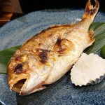 千石寿司 - 真鯛塩焼き