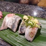 千石寿司 - イワシ握り