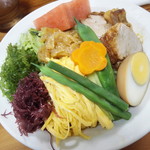 なにや - 冷やし中華1800円：2018年6月