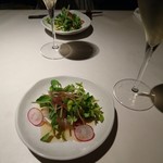 ワインと天婦羅 あら木 大名 - 前菜盛り合わせ①