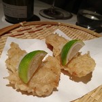 ワインと天婦羅 あら木 - とり天